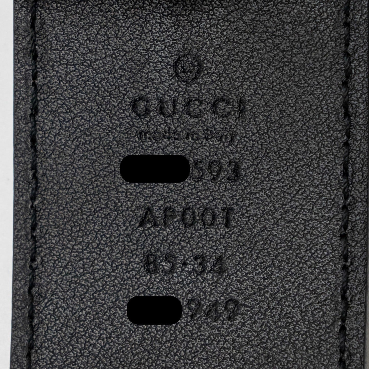 Gucci Size 85 4cm Wide GG Marmont Leather Belt