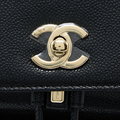 Chanel 22B Affinity Mini Backpack Caviar Black L(Microchip)