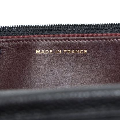 Chanel Caviar Wallet On Chain Black