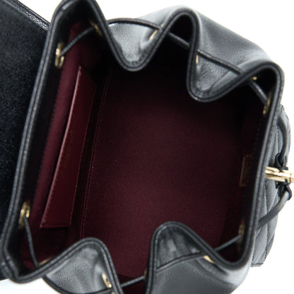 Chanel 22B Affinity Mini Backpack Caviar Black L(Microchip)
