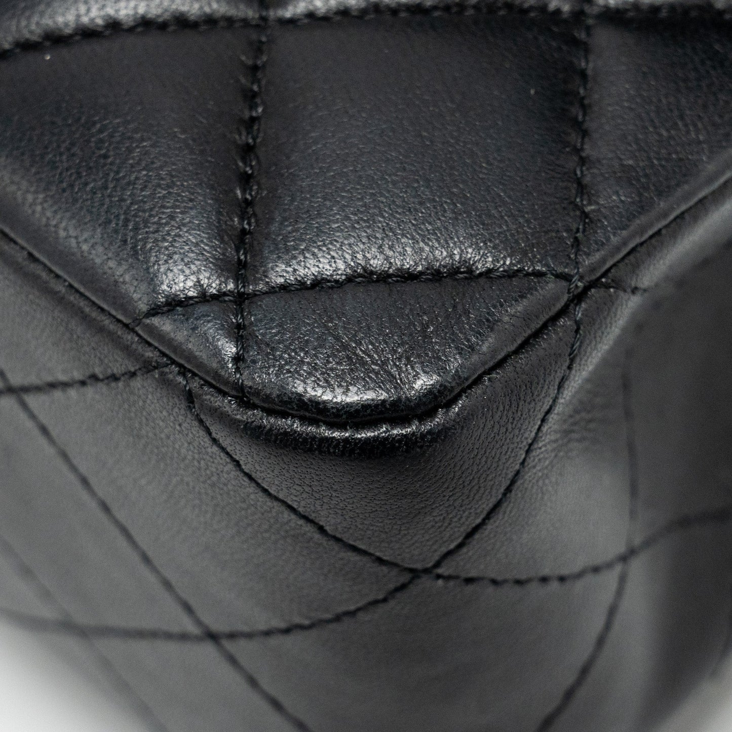 Chanel  Medium Classic Double  Flap Bag Lambskin Black