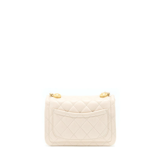 Chanel Seasonal Flap Bag Beige L