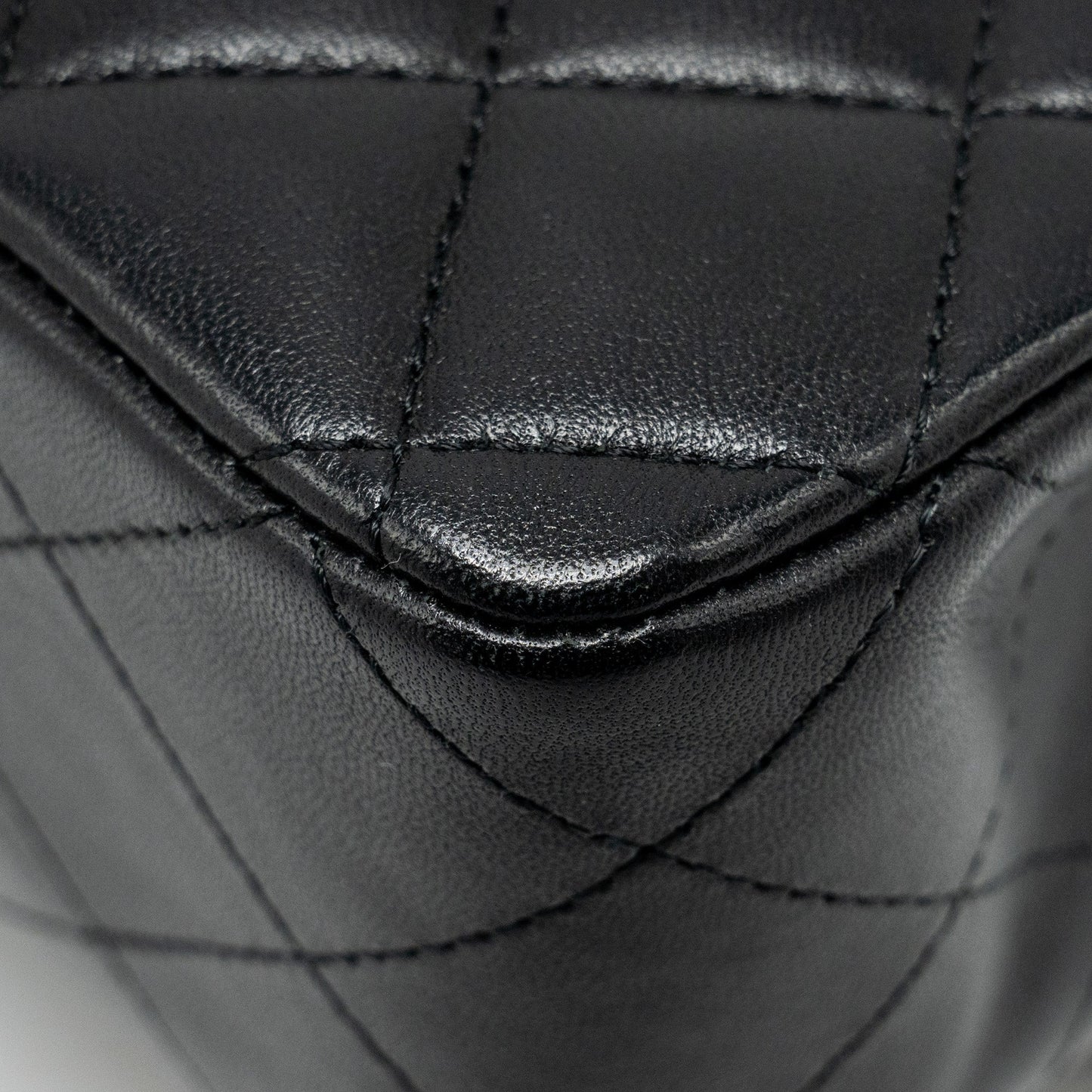 Chanel  Medium Classic Double  Flap Bag Lambskin Black