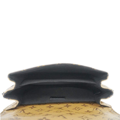 LOUIS VUITTON Metis Pochette Reverse Monogram Canvas Crossbody Bag Brown