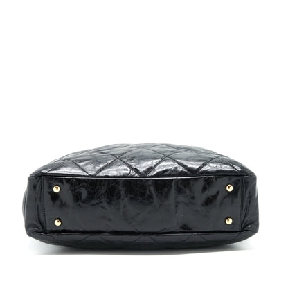 Chanel Calfskin Tote bag with Chain black and Red