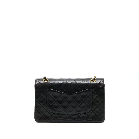 Chanel Vintage Classic Double Flap Bag Lambskin Black