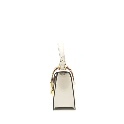 Gucci Mini Top Handle Sylvie Bag White