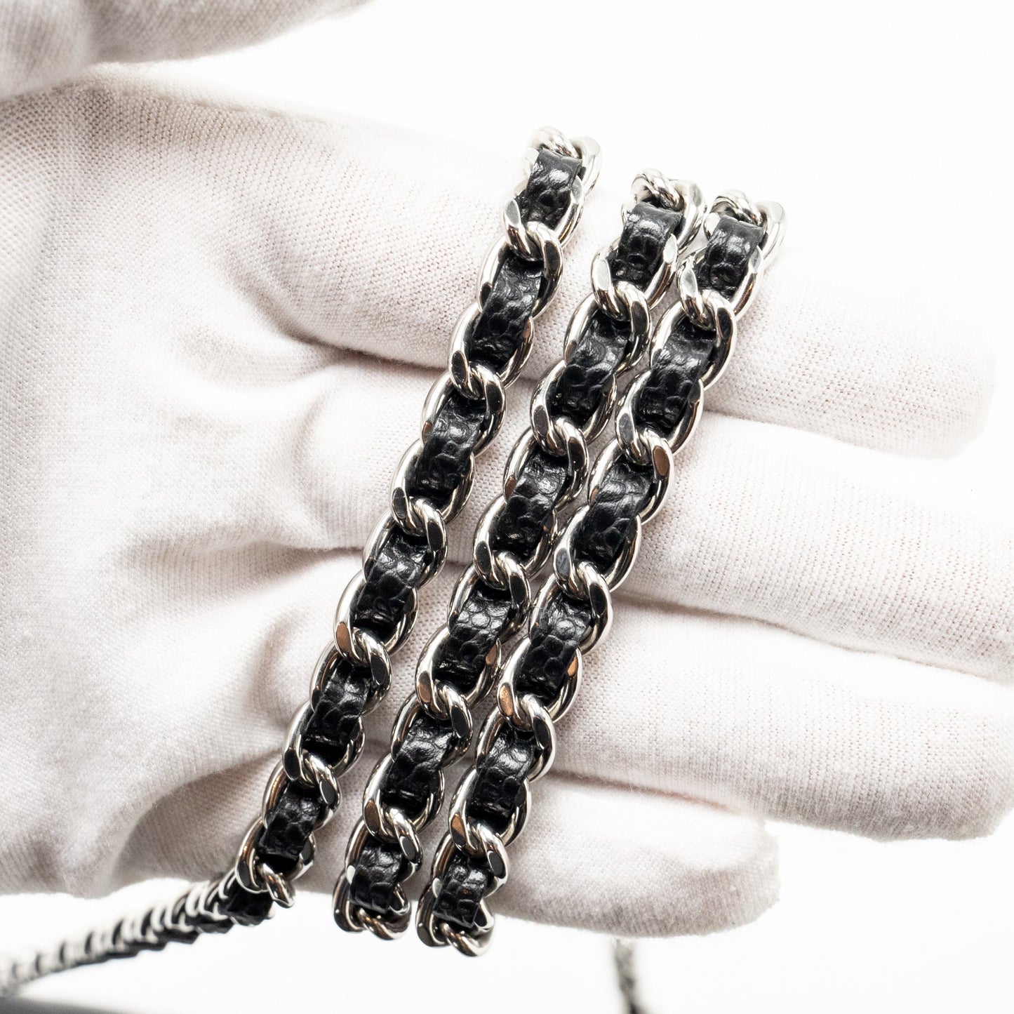 Chanel Classic Wallet On Chain Caviar Black  (Microchip)