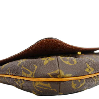 LOUIS VUITTON Musette Salsa Monogram Canvas Crossbody Bag Brown