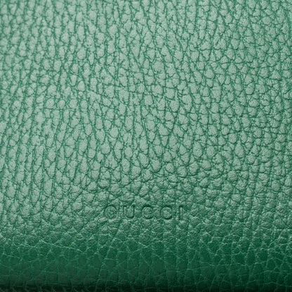 Gucci Dionysus Wallet On Chain Calfskin Green Multicolour Hardware