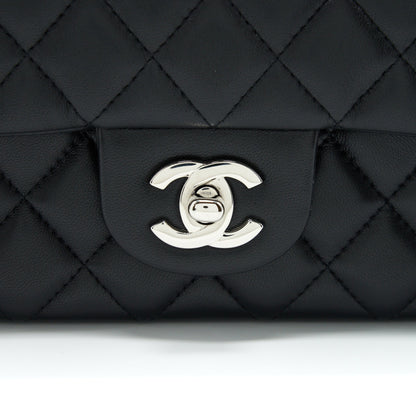 Chanel Mini Rectangular Lambskin Black