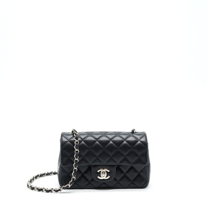 Chanel Mini Rectangular Lambskin Black