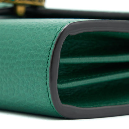 Gucci Dionysus Mini Chain Bag Calfskin Green Multicolour Hardware