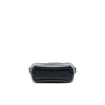 Chanel Small Gabrielle Hobo Bag Calfskin Black Multicolour Hardware