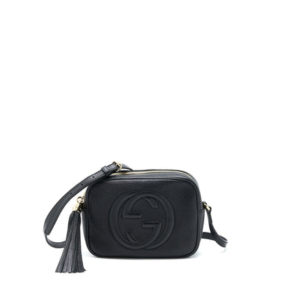 Gucci Soho Camera Disco Bag Calfskin Black