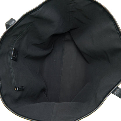 Gucci GG Canvas shopping Bag dark green / black