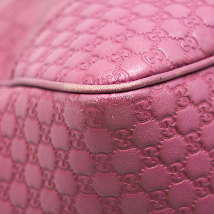 Gucci leather shopping Tote Bag raspberry Pink