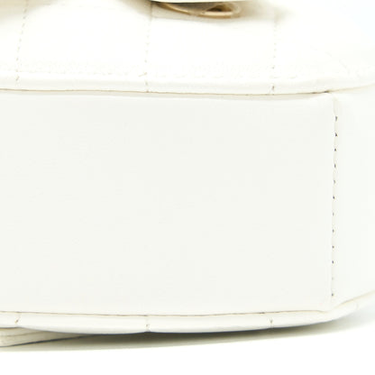 Chanel 22s Heart Belt Bag Lambskin White L