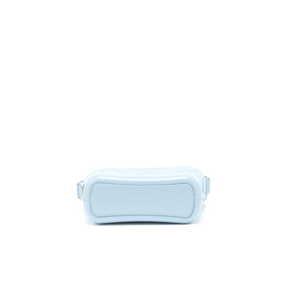 Chanel Small Gabrielle Hobo Bag Lambskin Light Blue Multicolour Hardware