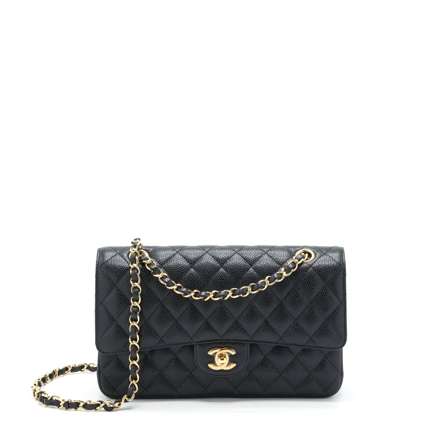 Chanel Medium Classic Flap Bag Caviar Black
