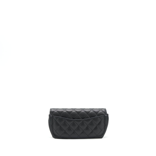Chanel Glasses Case With Chain Caviar Black L