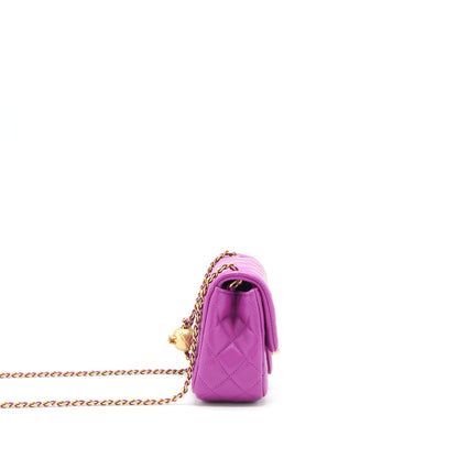 Chanel Pearl Crush Lambskin NA114 Purple