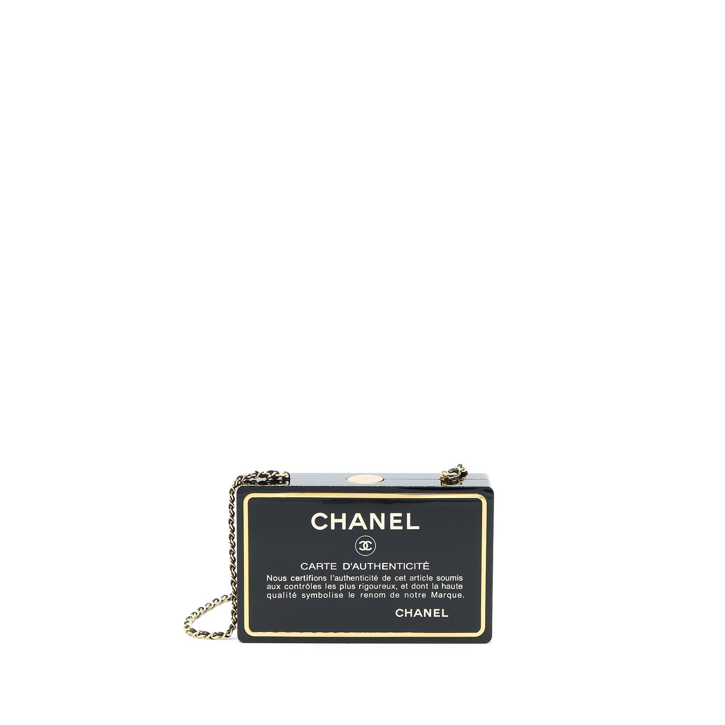 Chanel 20K Authenticity Card Evening Bag