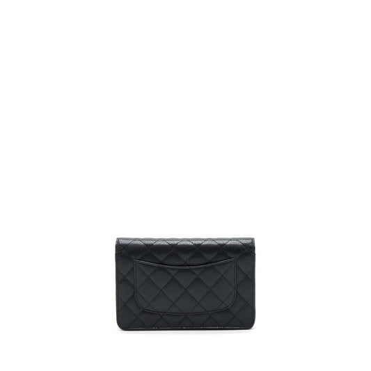 Chanel Classic Wallet On Chain Caviar Black