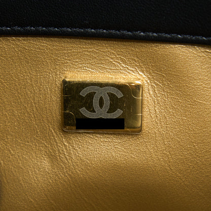 Chanel Pearl Crush Mini Square Lambskin Black Brushed  (Microchip)