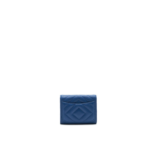 Chanel Chevron 2.55 reissue card Holder Blue
