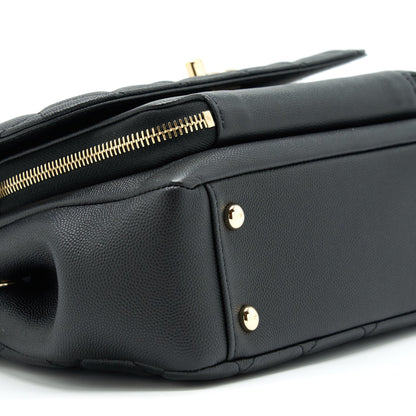 Chanel Medium Business Affinity Caviar Black L