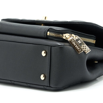 Chanel Medium Business Affinity Caviar Black L