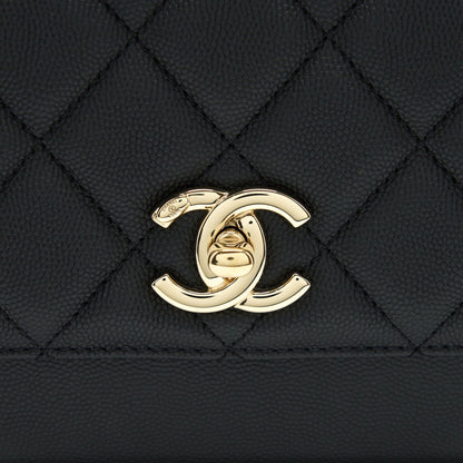 Chanel Medium Business Affinity Caviar Black L
