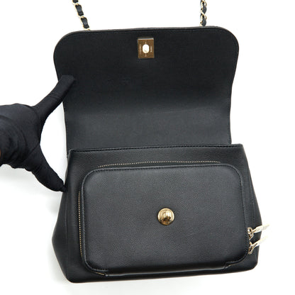 Chanel Medium Business Affinity Caviar Black L