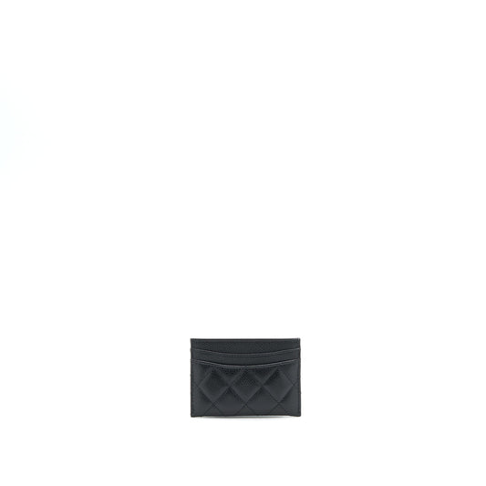Chanel Classic Card Holder Caviar Black