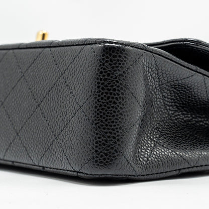 Chanel Medium Classic Double Flap Bag Caviar black