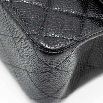 Chanel Medium Classic Double Flap Bag Caviar black