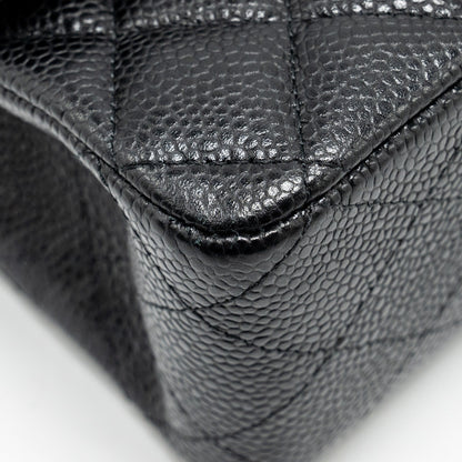 Chanel Medium Classic Double Flap Bag Caviar black