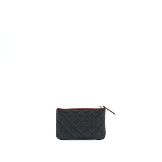 Chanel Mini Pouch Caviar Black L