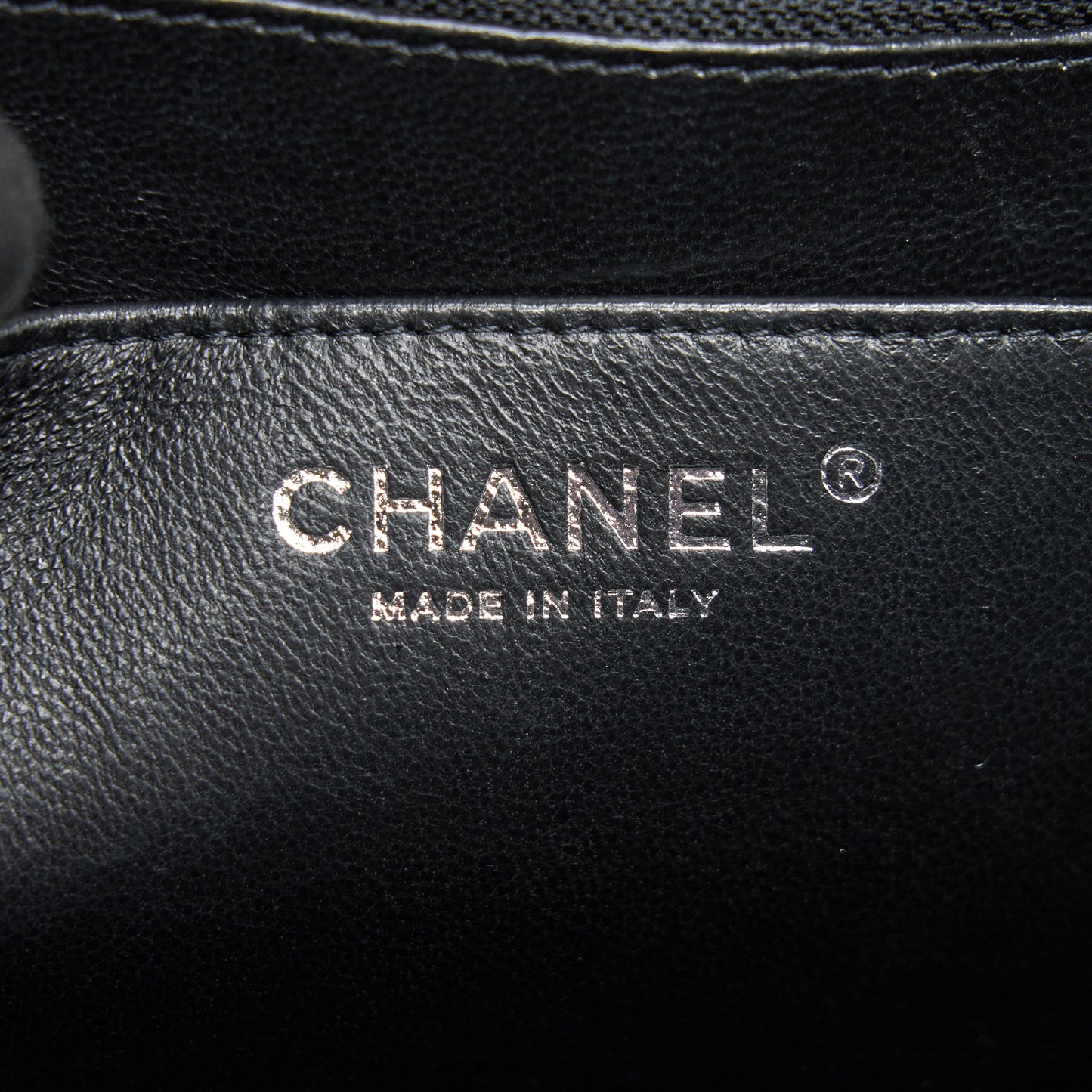 CHANEL CAVIER CLASSIC MAXI SINGLE FLAP BAG BLACK