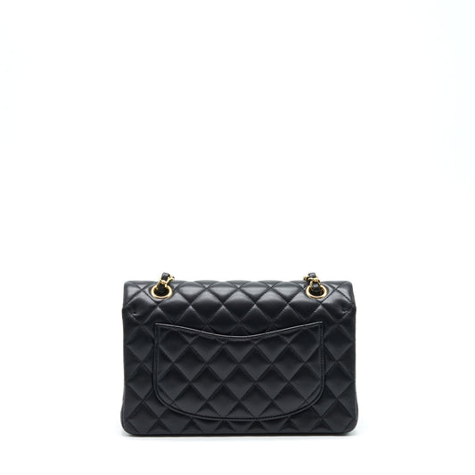 Chanel Small Classic Double Flap Bag Lambskin Black