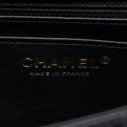 Chanel Mini 2.55 Reissue Flap Bag Aged Calfskin Black Brushed  (Microchip)