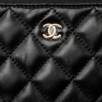 Chanel 21S Mini Pouch Limited Edition Lambskin Black L