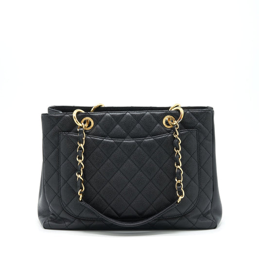 Chanel Grand Shopping Tote Bag Caviar Black