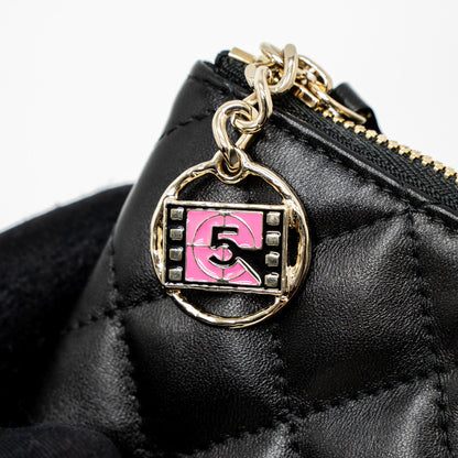 Chanel 21S Mini Pouch Limited Edition Lambskin Black L