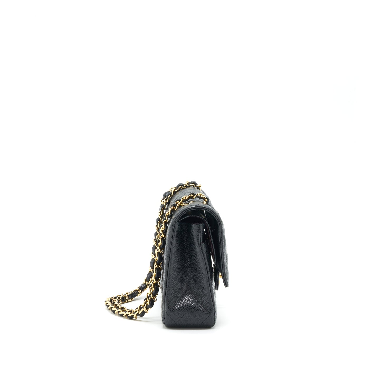 Chanel Medium Classic Double Flap Bag Caviar Black