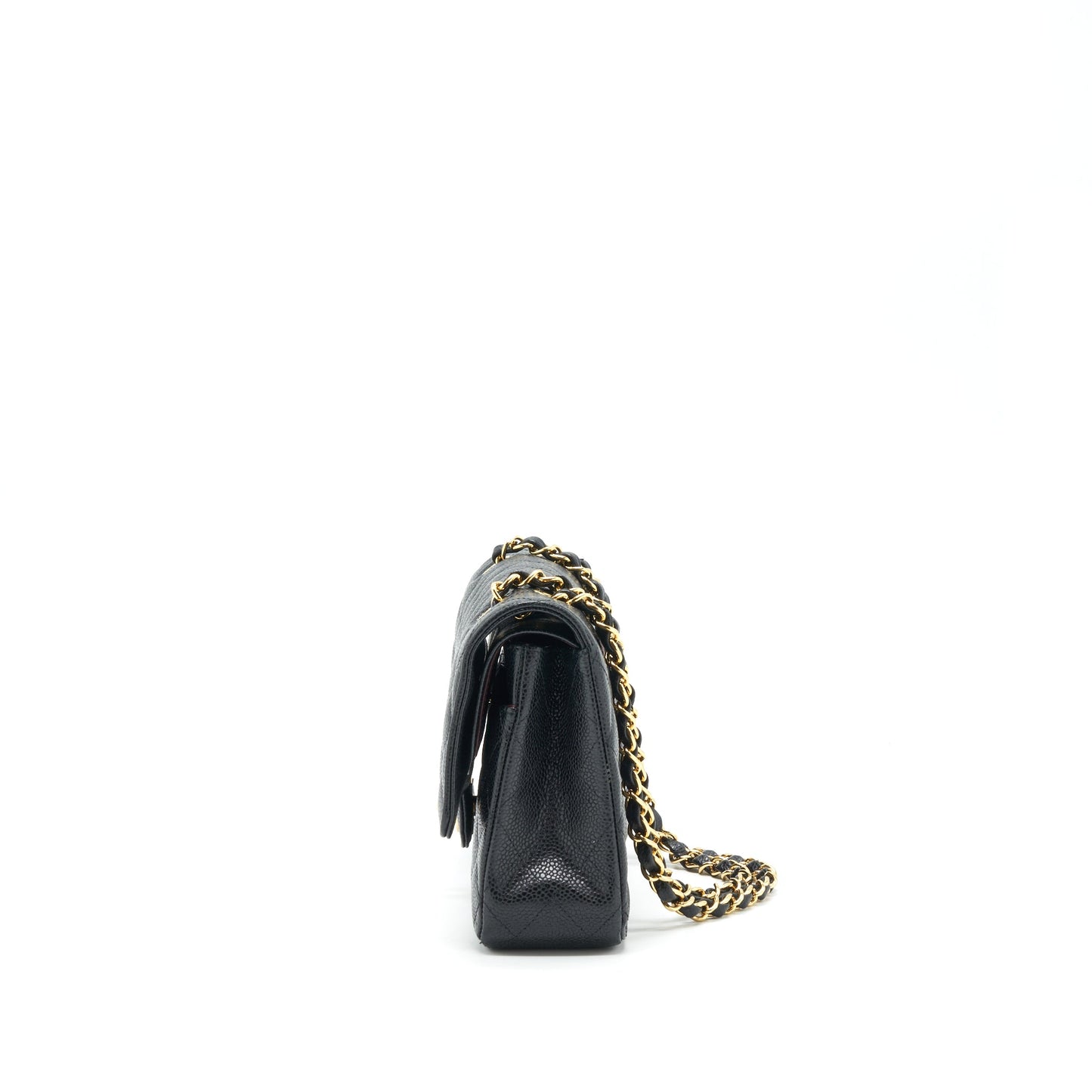 Chanel Medium Classic Double Flap Bag Caviar Black