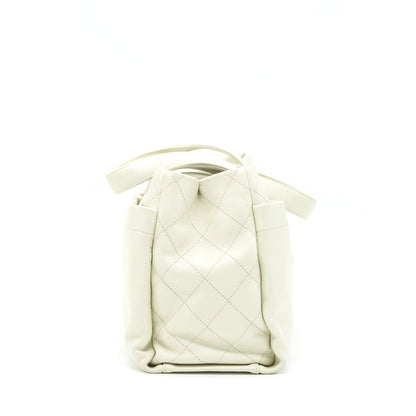 Chanel Large Shopping Tote Bag Caviar Ivory