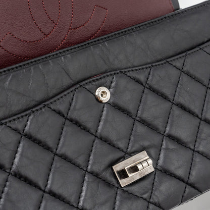 Chanel 2.55 226 Reissue Flap Bag Aged Calfskin Black Ruthenium Hardware