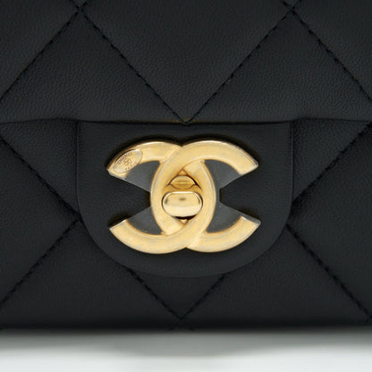 Chanel My Perfect Mini Flap Bag Lambskin Black